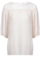 Lace Yoke Blouse