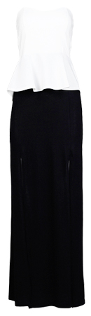 Peplum Maxi Dress