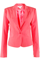Classic Coral Blazer