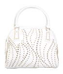 Rhinestone and Stud Swirl Handbag