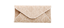 Straw Envelope Clutch