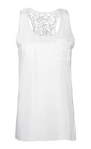 Lace Back Pocket Top