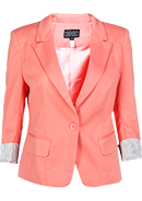 Striped Cuff Blazer