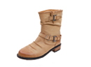 Rustic Leatherette Boots