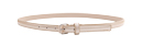 Metallic Beige Belt