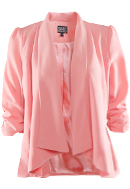 Pink Draped Jacket