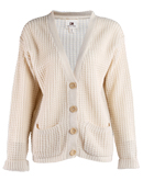 Slouch Waffle Knit Cardigan