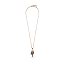 Gold Fish Pendant Necklace