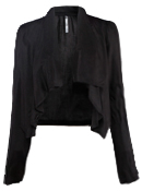 Cascade Collar Cropped Cardigan