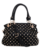 Mixed Studded Shoulder Bag