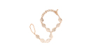 Delicate Leaf Hand Bracelet