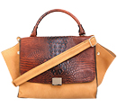 Reptile Flap Handbag