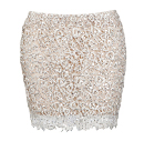 Sequin Lace Mini Skirt