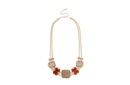 Druzy and Stone Statement Necklace