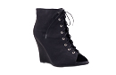 Lace-Up Bootie Wedge