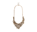 Crystal Charm Cluster Necklace