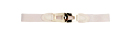 Ivory Belt with Gold Buckle
