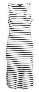 Striped Tank Knee Length Dress