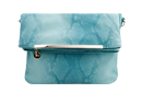 Mint Reptile Shoulder Bag