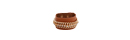 Jeweled Leather Cuff