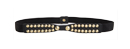Studded Abstract Bow Belt