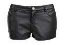 Waxed Jean Shorts