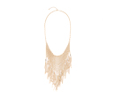 Chain Mesh Bib Necklace