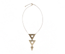Tri Pyramid Necklace
