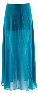 Teal Maxi Skirt