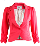Cropped Jersey Blazer