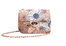 Lace Embellished Floral Bag