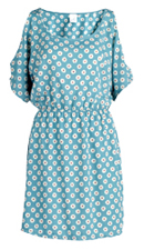Cut Out Back Floral Dress