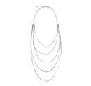 Five Row Cascade Necklace