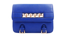 Blue Studded Satchel
