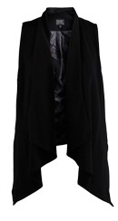 Draped Open Vest