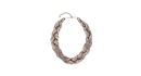 Cord & Bead Braided Statement Necklace