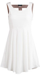 Back Cut Out Babydoll Dress