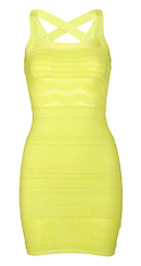 Strappy Back Bodycon Dress