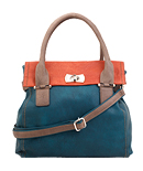 Tri-Color Large Purse