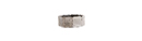 Square Hammered Stretch Bracelet