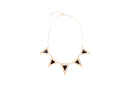 Retro Pyramid Statement Necklace