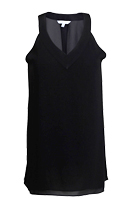 Classic V Neck Black Top