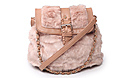 Pink Rabbit Fur Bag by MMS