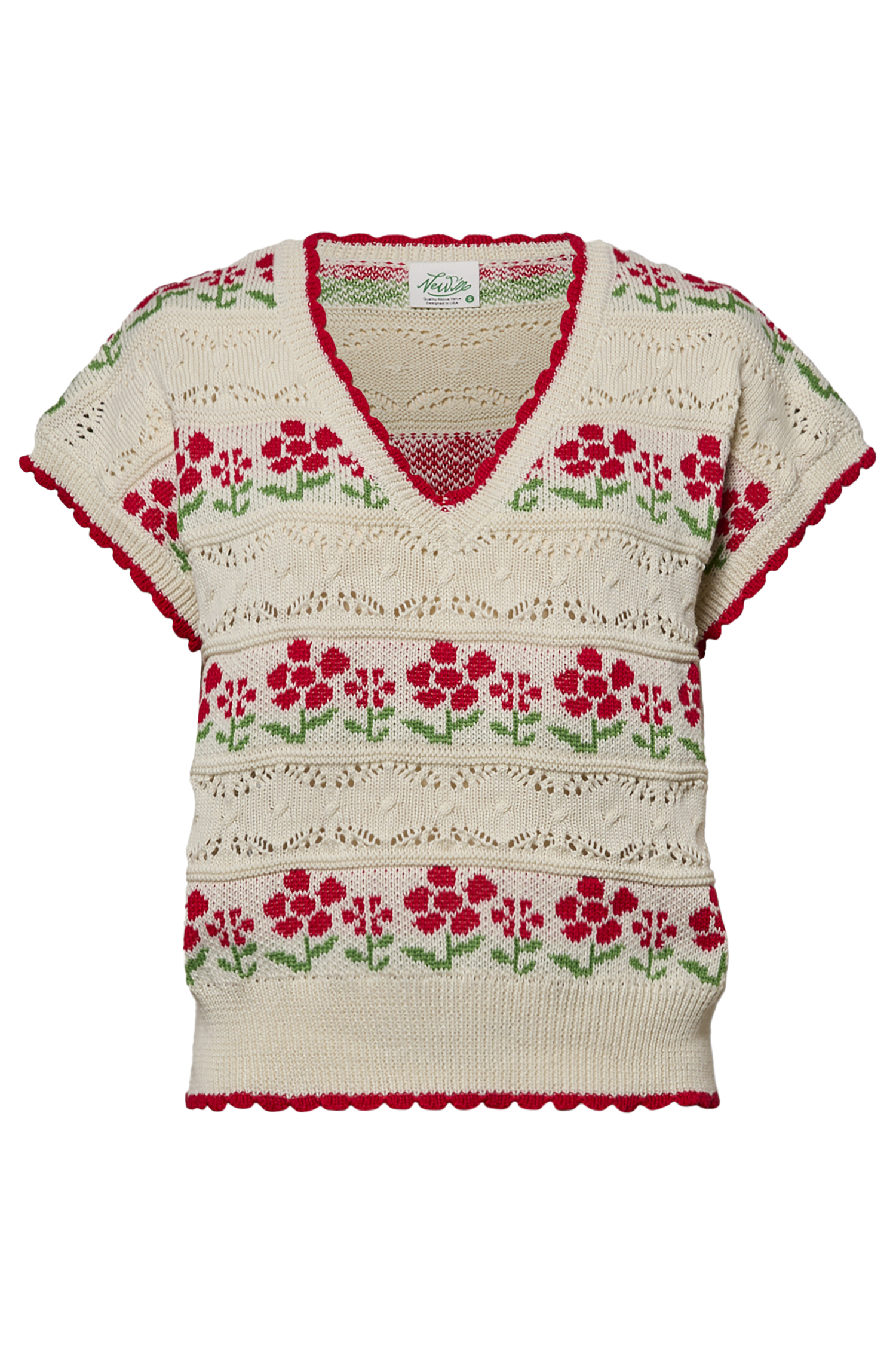 Floral Short Sleeve Top
