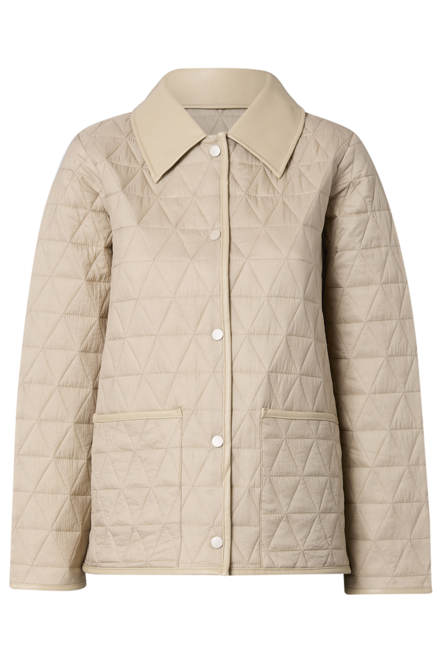 Collared Quilted Jacket