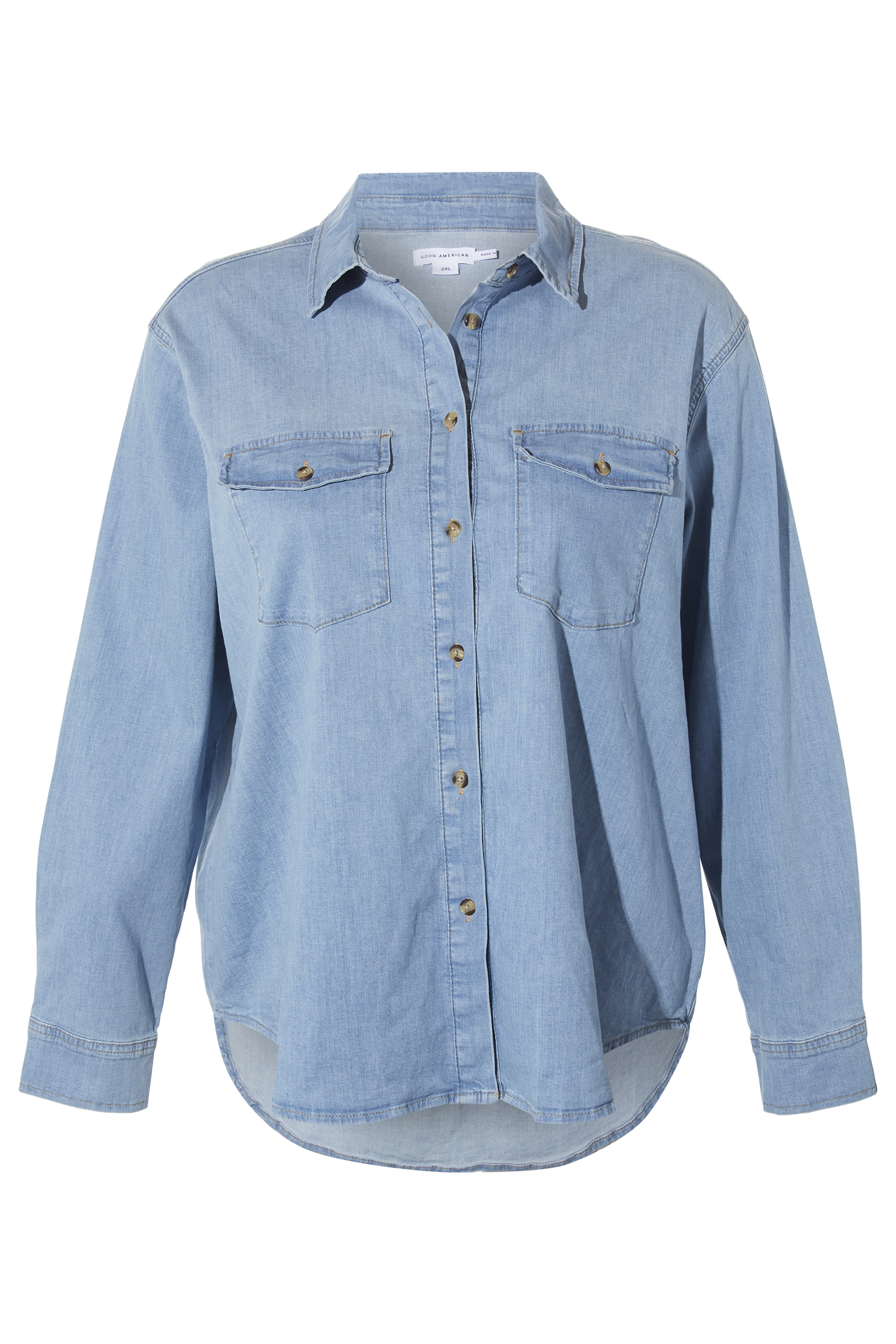 Good American Denim Shirt