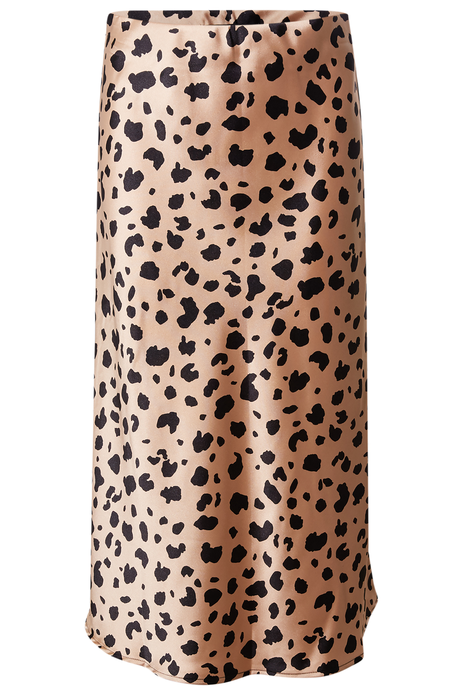 Animal Print Slip Skirt