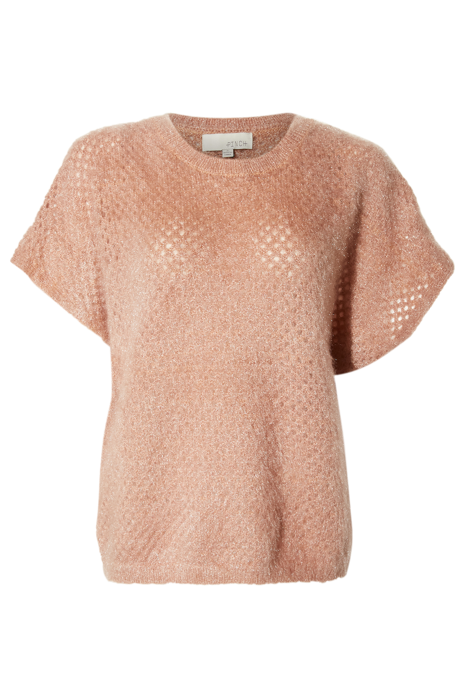 Fuzzy Short Sleeve Top