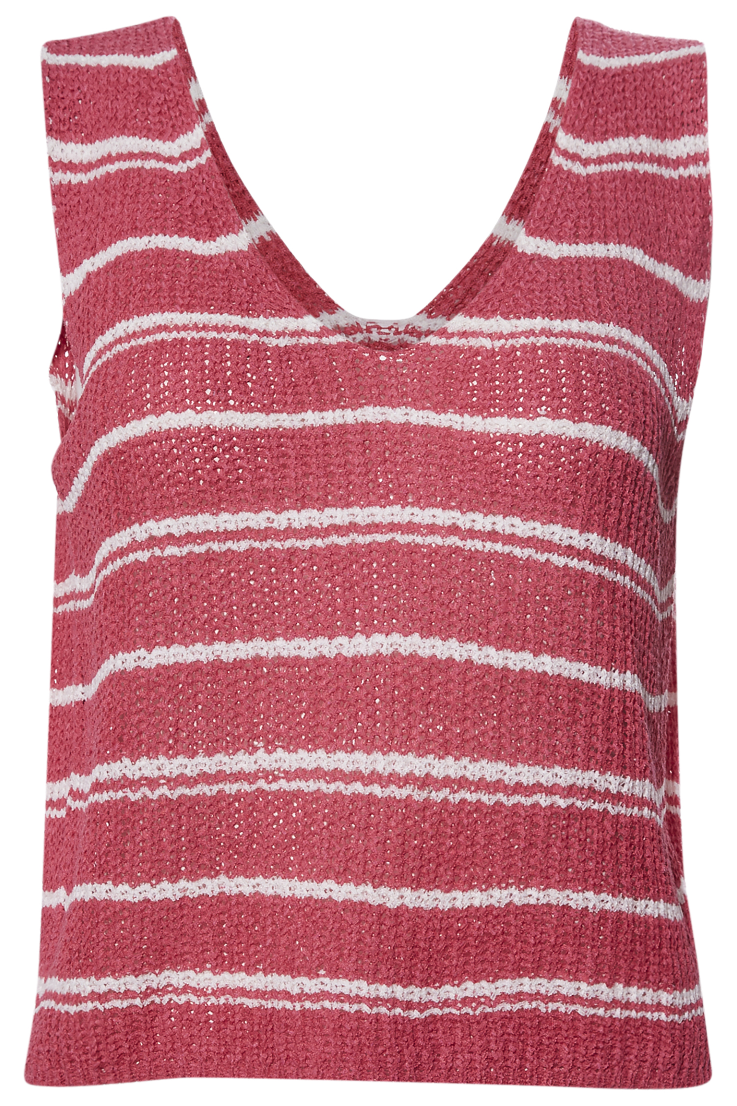 Stripe V-Neck Tank