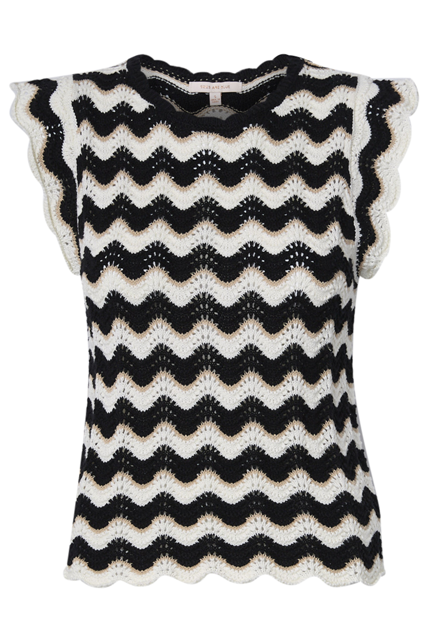 Skies Are Blue Striped Knit Top